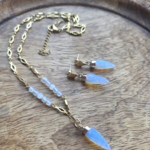 Sieraden set Opaliet